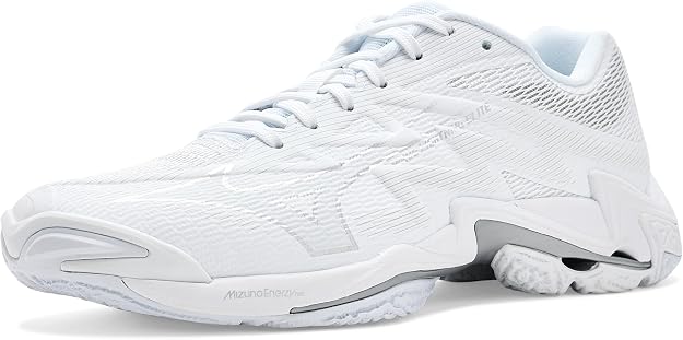 Mizuno Wave Lightning Elite シューズ27.5 Mizuno Tênis unissex adulto Wave Lightning Elite, Branco/Prata